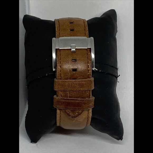 Michael Kors Grayson MK8185 Men's Brown Leather Analog Dial Quartz Watch UC796 - Picture 6 of 12